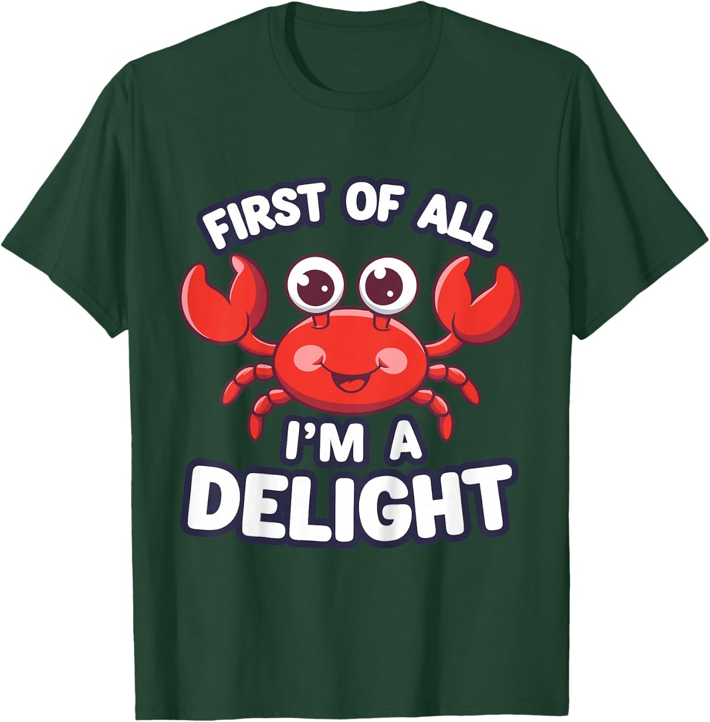 Hilarious Crab Kids T-Shirt - T-Shirt | Forest
