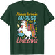 Nurse Born In August T-Shirt - T-Shirt | Forest