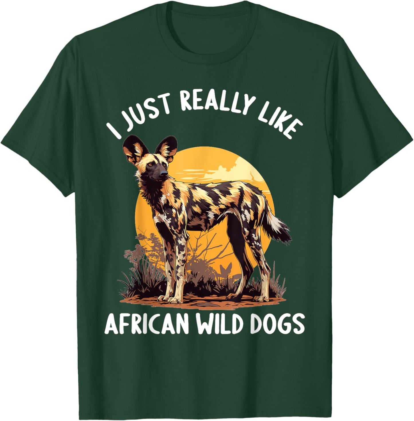 I just really like Wild Dogs Lovers Wild Dog T-Shirt - T-Shirt | Forest