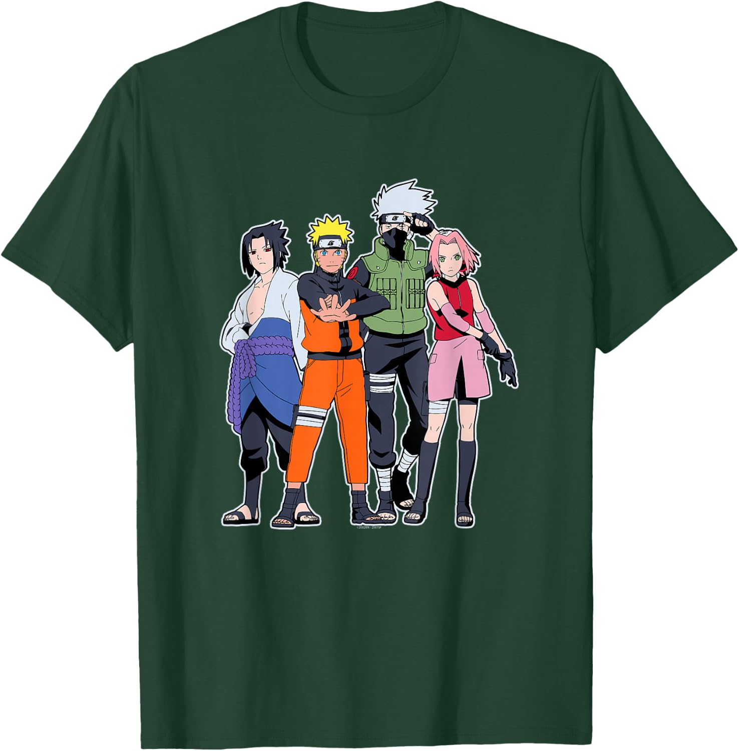 Naruto Shippuden Team 7 Group Anime T-Shirt - T-Shirt | Forest