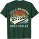 Popper Like A Grandpa Only Cooler Fathers Day Retro T-Shirt - T-Shirt | Forest