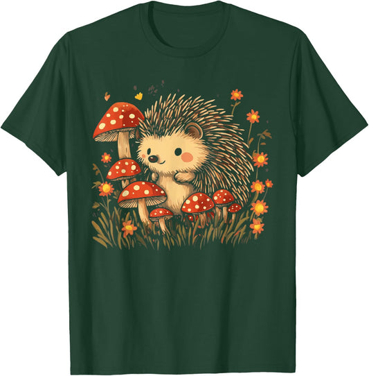 Mushroom Foraging Mycology Fungi Shroom Animal T-Shirt - T-Shirt | Forest