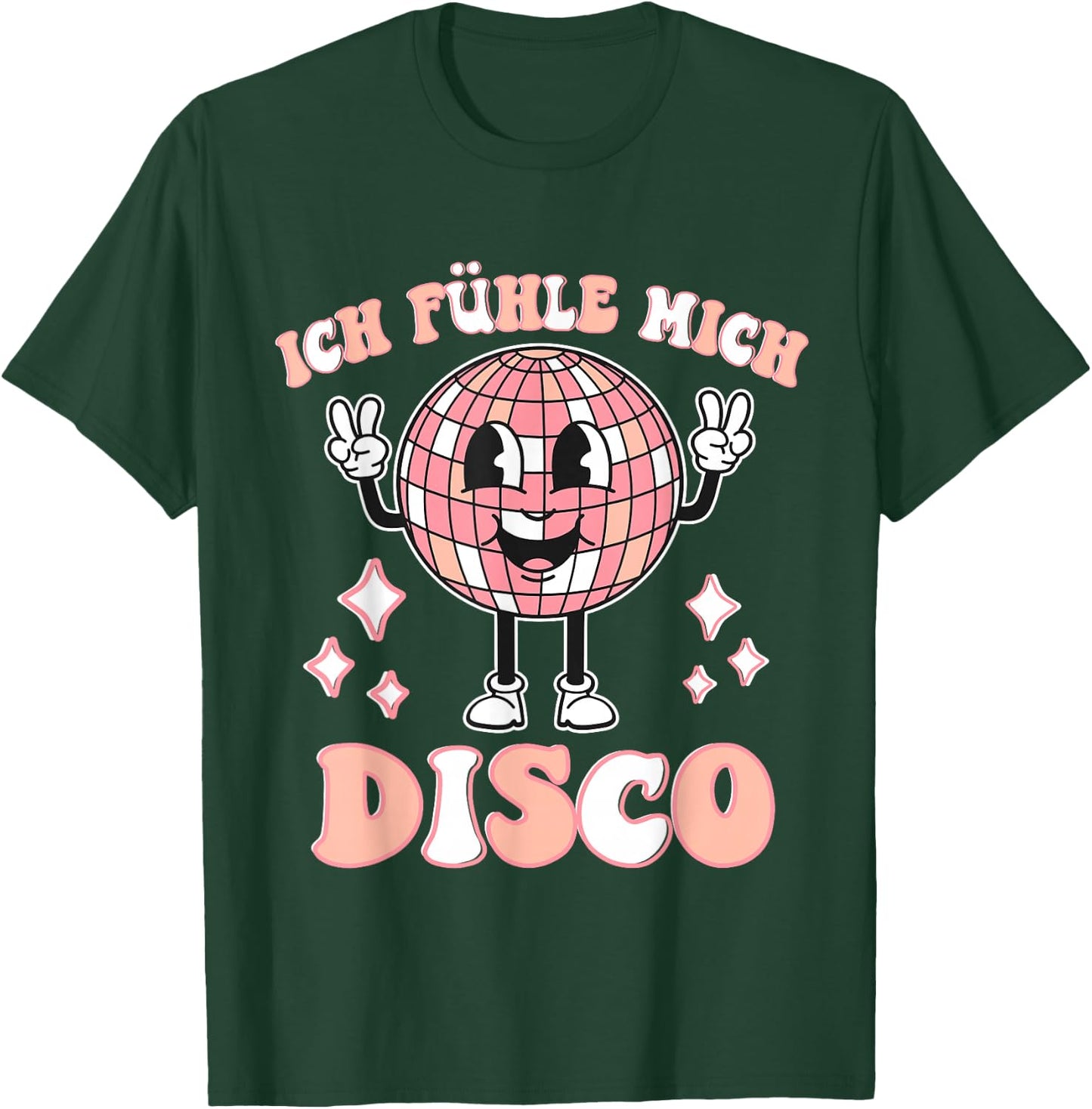 Ich Fühl Mich Disco Party Celebration Disco Dance Women Party , black T-Shirt - T-Shirt | Forest