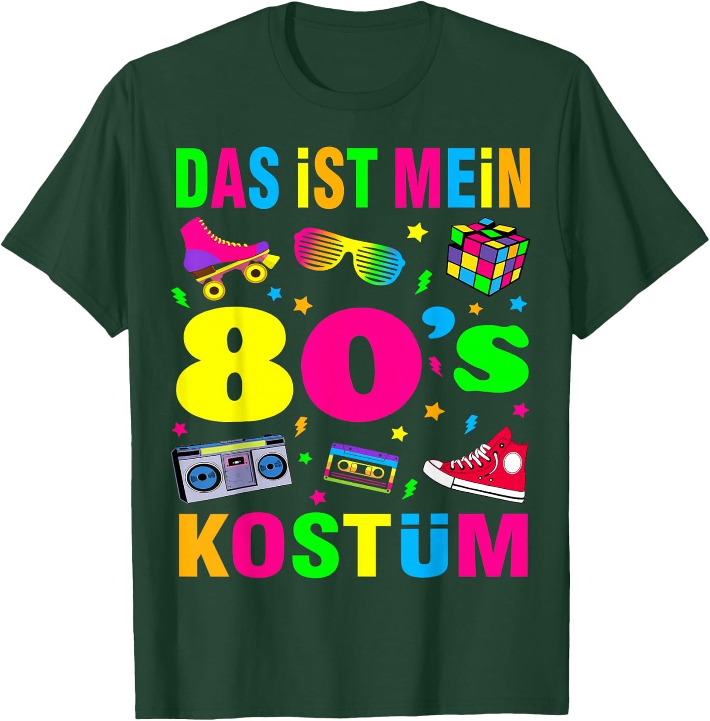 80s Theme Party 80s Costume - I Love the 80s T-Shirt - T-Shirt | Forest