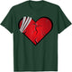Broken Heart Love Sad Heartbreak Up Valentine's Day T-Shirt - T-Shirt | Forest