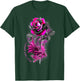 Breast Cancer Dragon Ribbon Pink Warrior Rose Flower Dragon T-Shirt - T-Shirt | Forest