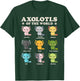 Axolotls Of The World Axolotl Amphibian Animal Lovers Kawaii T-Shirt - T-Shirt | Forest