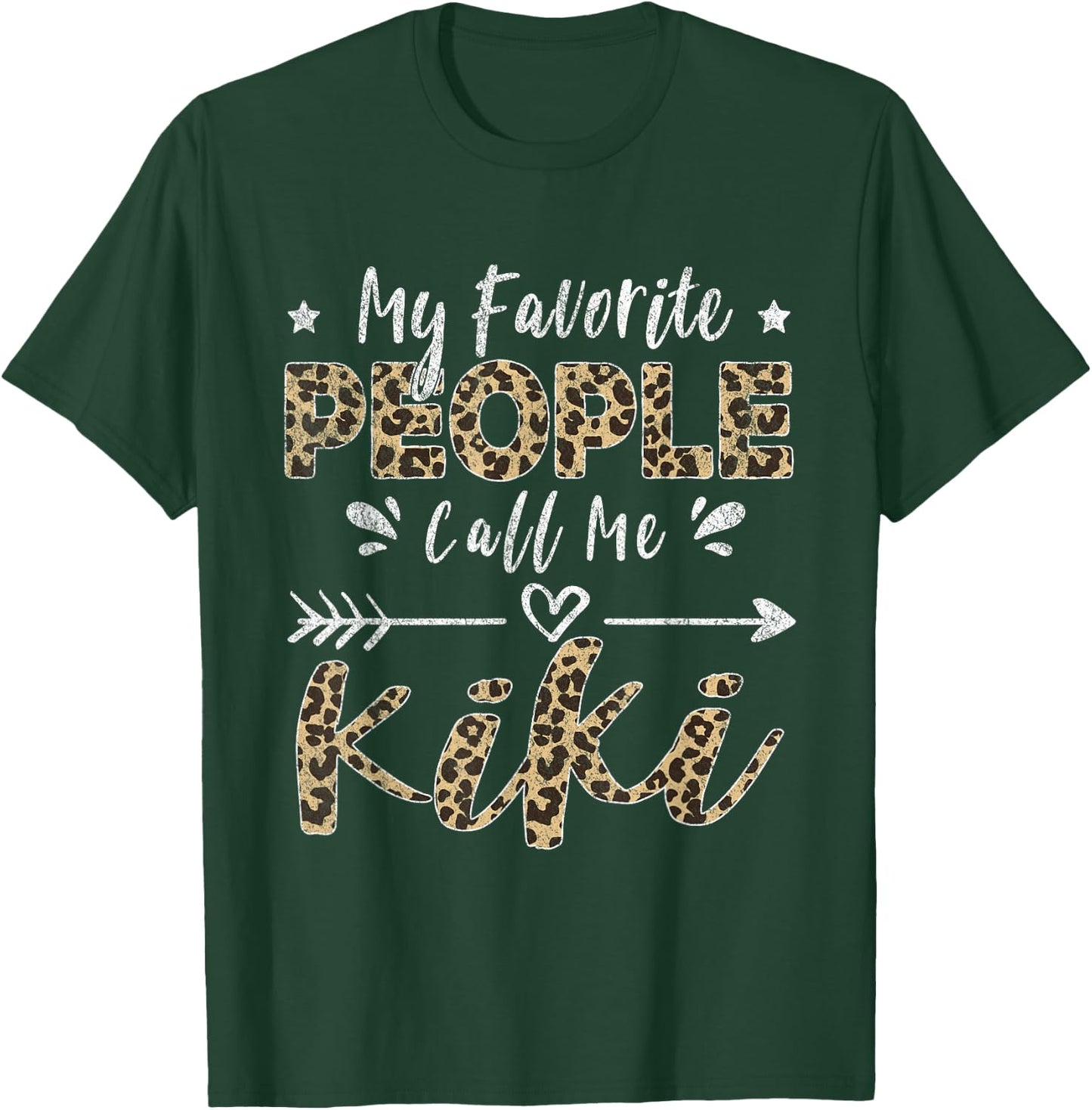 My Favorite People Call Me Kiki Leopard T-Shirt - T-Shirt | Forest