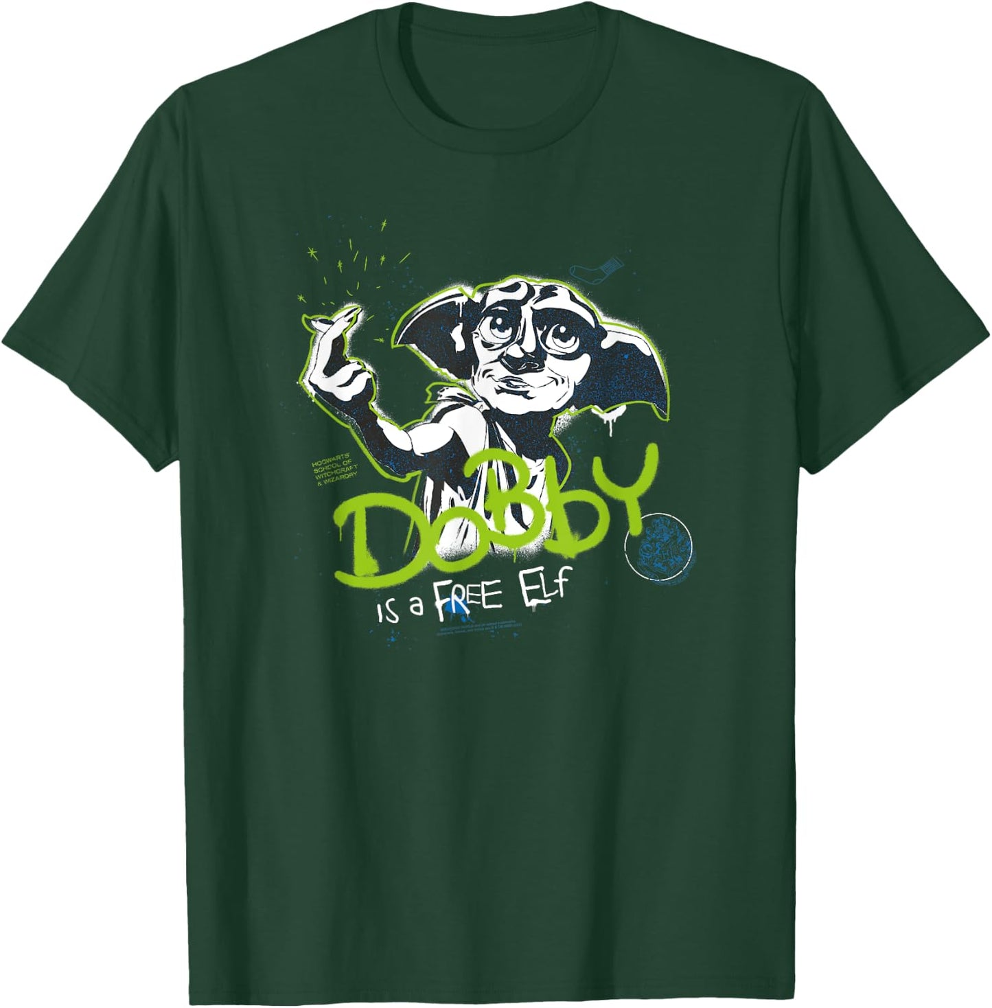 Harry Potter Dobby A Free Elf , black T-Shirt - T-Shirt | Forest