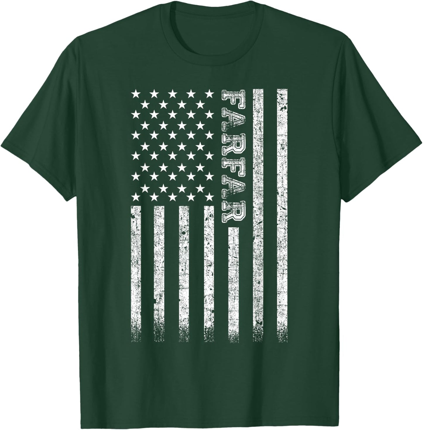Farfar American Flag T-Shirt - T-Shirt | Forest