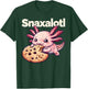 Funny Axolotl Snaxalotl Cookie Lover Axolotls Boys Girls T-Shirt - T-Shirt | Forest