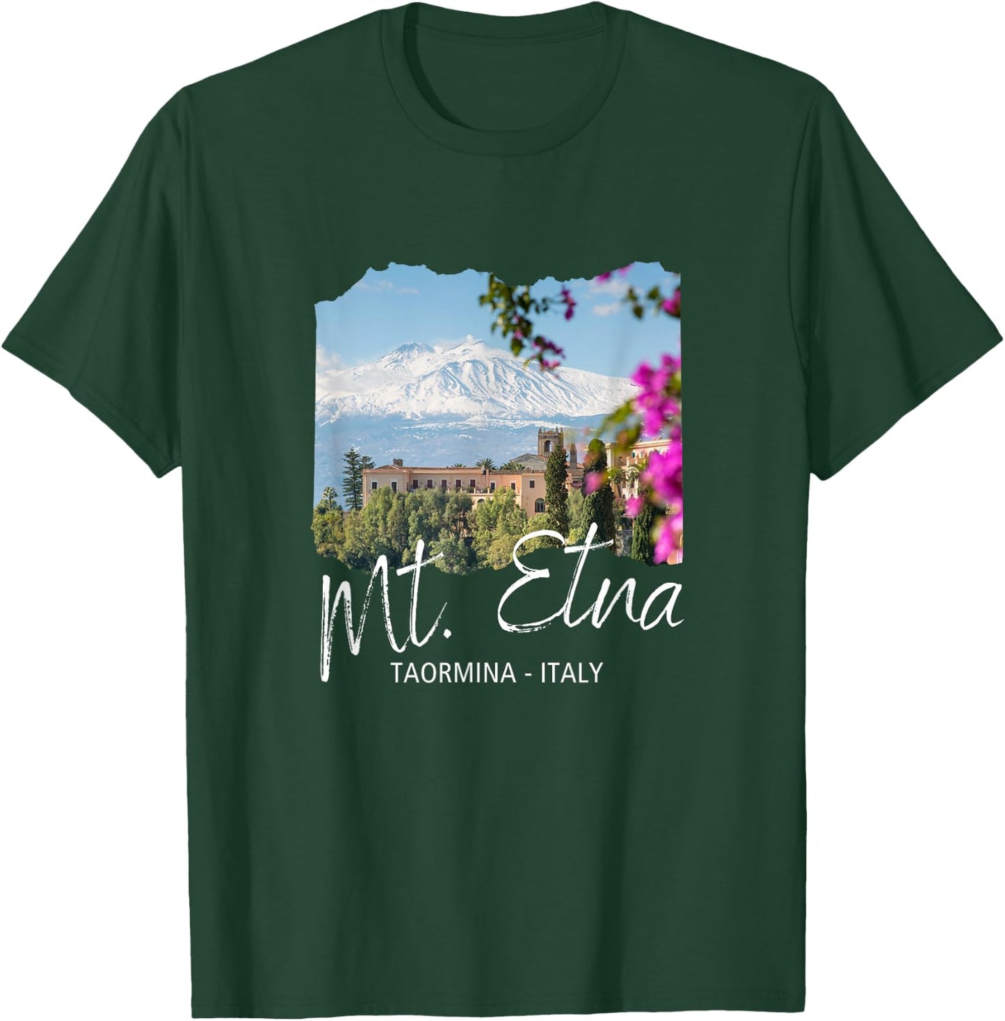 Italy Taormina Mt. Etna T-Shirt - T-Shirt | Forest