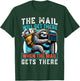 The Mail Will Get There Shirt Funny Sloth Postal Worker T-Shirt - T-Shirt | Forest