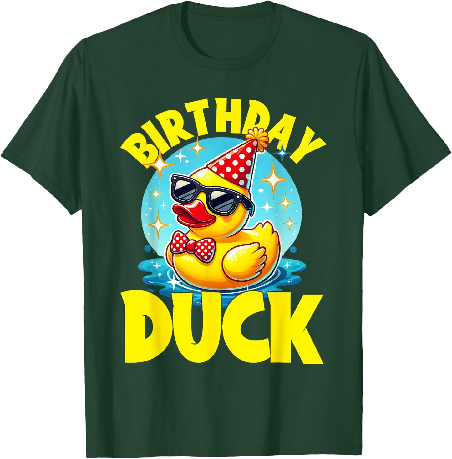 Rubber Duckies Birthday Duck Rubber Duck T-Shirt - T-Shirt | Forest