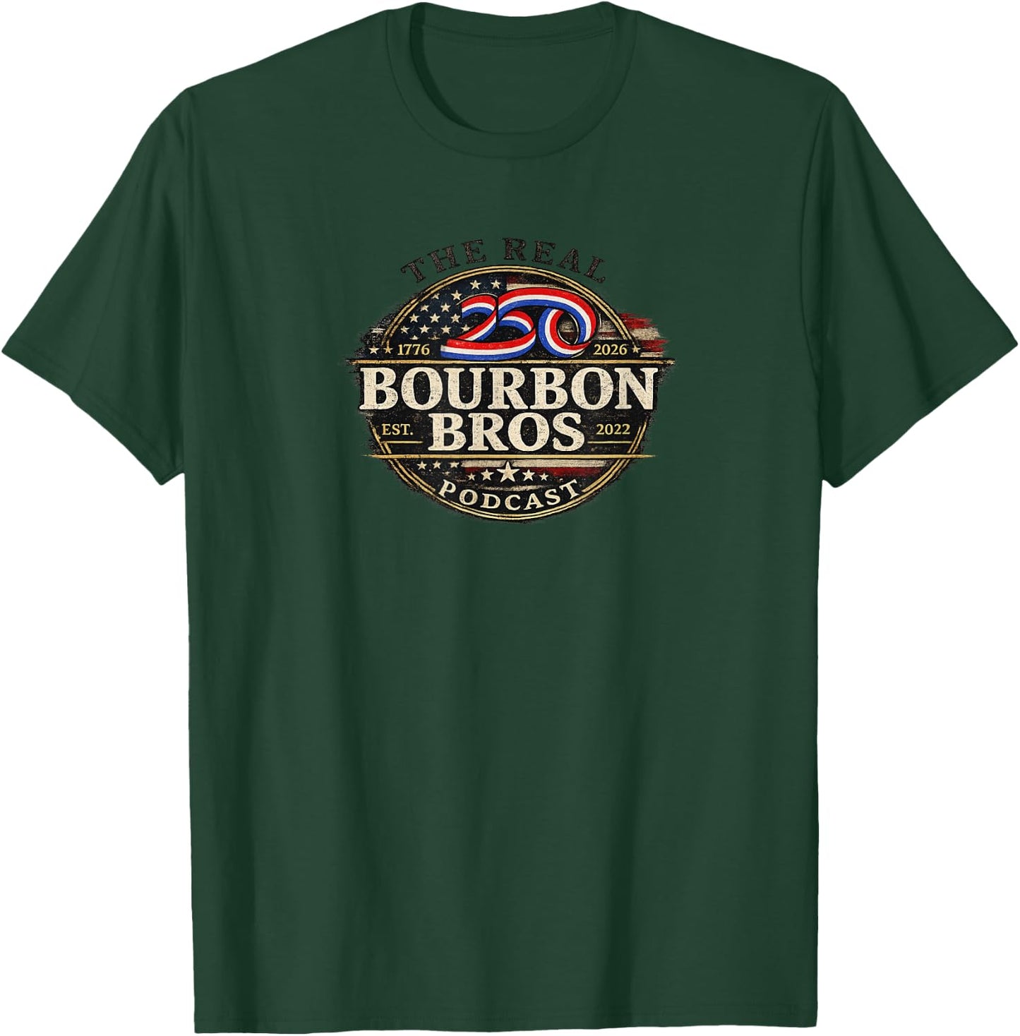 Merica 250th Birthday T-Shirt - T-Shirt | Forest