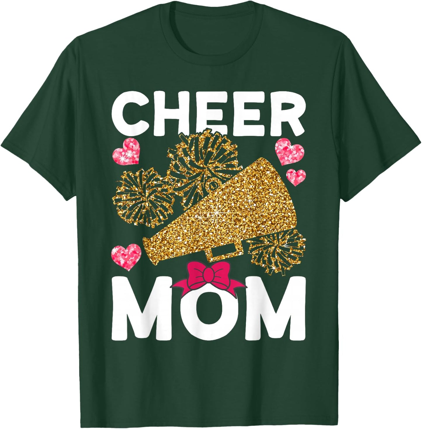 Funny Cheerleading Mom Cheer Mom T-Shirt - T-Shirt | Forest