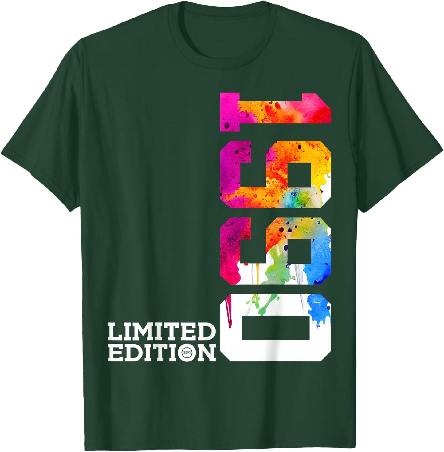 33 Jahre 33rd Birthday Limited Edition 1990 , black T-Shirt - T-Shirt | Forest