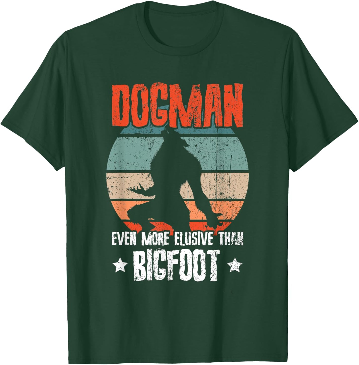 Michigan Cryptids Cryptozoology Monsters Michigan Dogman T-Shirt - T-Shirt | Forest