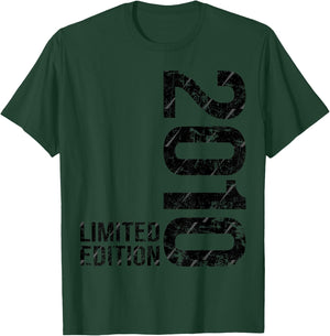 15 Years Birthday Boys Girls Vintage 2010 T-Shirt - T-Shirt | Forest