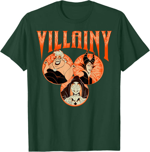 Disney Villains Ursula Evil Queen Villainy , Black, S