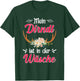 with German Text "Mein Dirndl ist in der Wäsche" (My Dirndl, black T-Shirt - T-Shirt | Forest