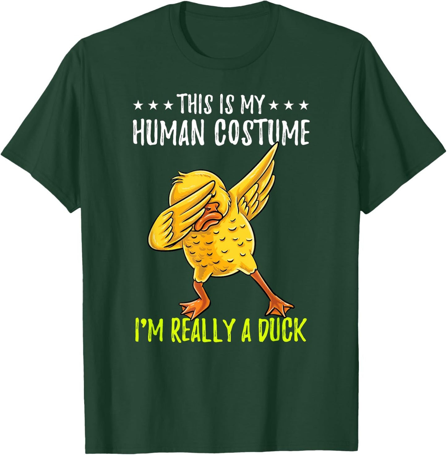 This Is My Human Costume Duck Halloween T-Shirt - T-Shirt | Forest