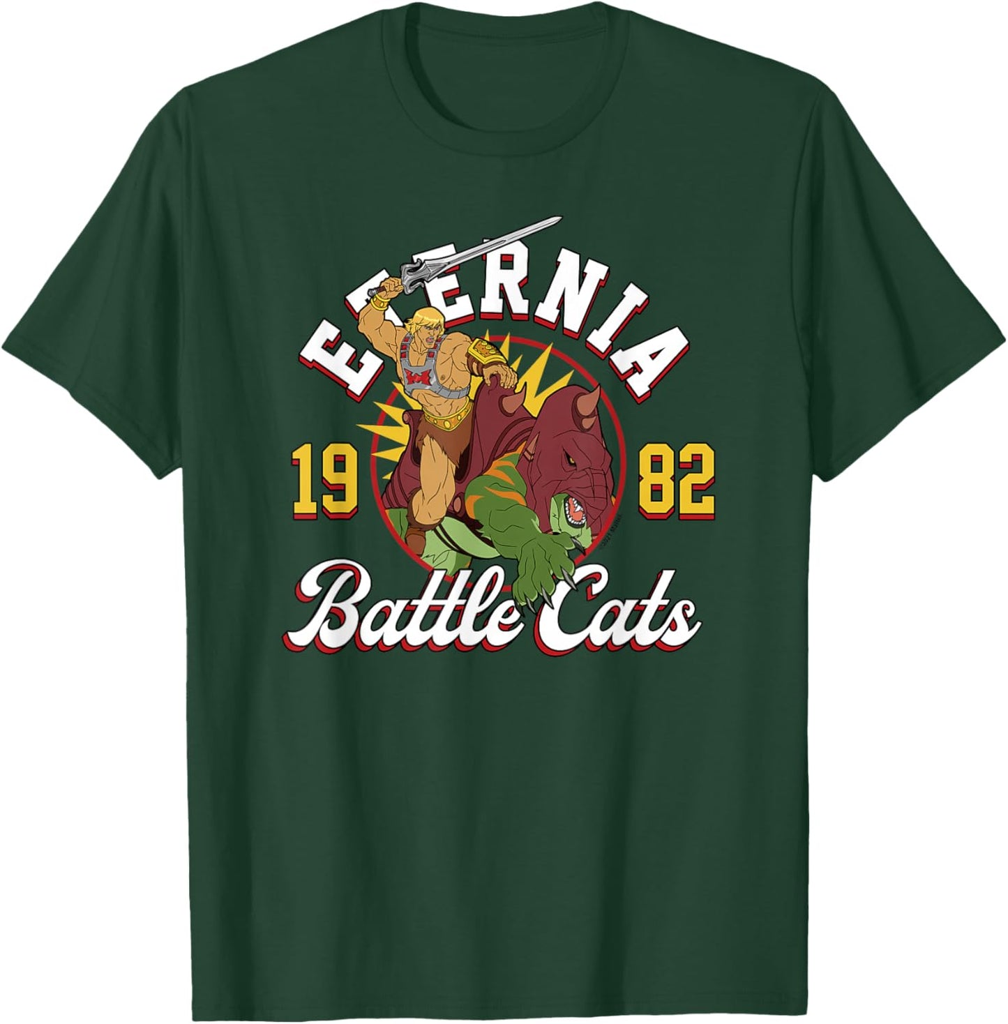 Masters of The Universe - Eternia Battle Cats T-Shirt - T-Shirt | Forest