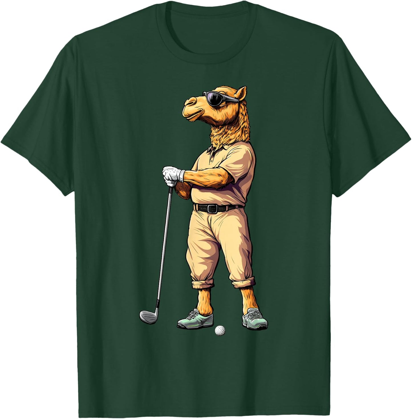 Camel Golf T-Shirt - T-Shirt | Forest