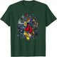 Disney Kingdom Hearts Sora Surrounded Vintage Hero Poster T-Shirt - T-Shirt | Forest