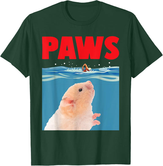 Paws - Hamster Animal Whisperer Rodent Lover Veterinarian T-Shirt - T-Shirt | Forest