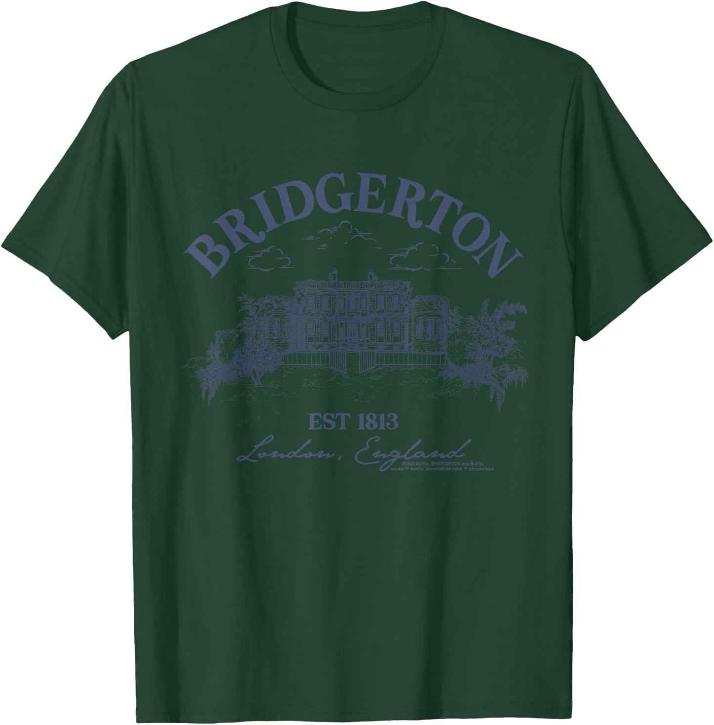 Bridgerton House Offiziell lizenziert T-Shirt - T-Shirt | Forest