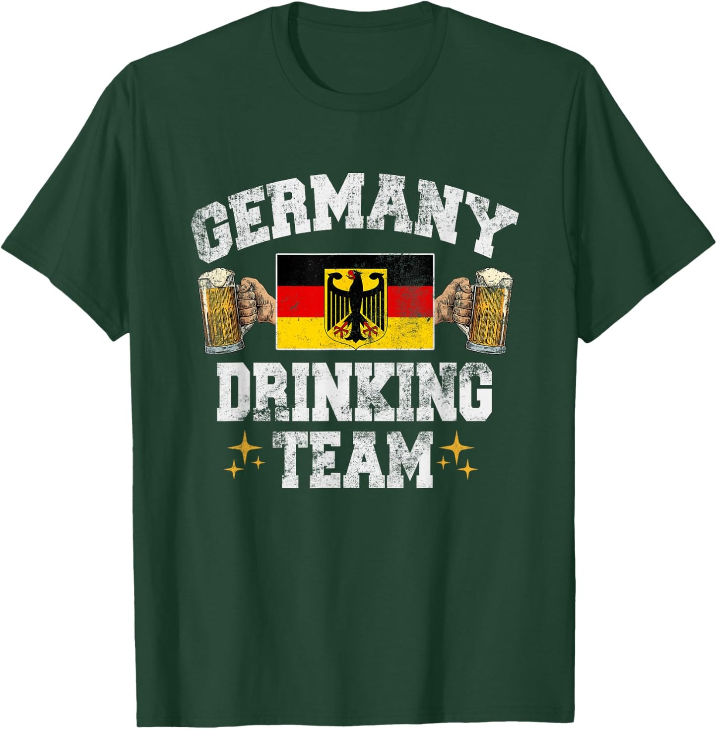 Germany Drinking Team Germany Beer Festivals Oktoberfest T-Shirt - T-Shirt | Forest