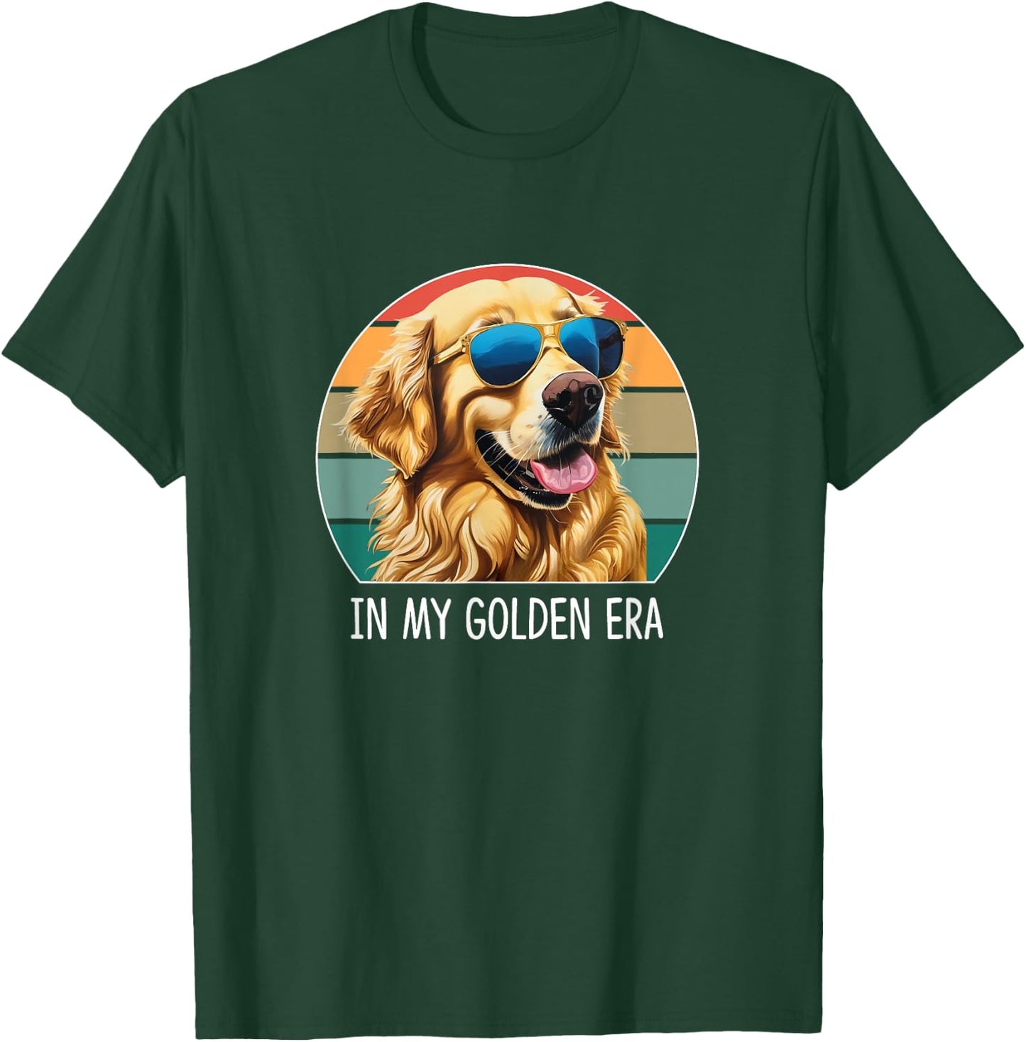 In My Golden Era - Golden Retriever T-Shirt - T-Shirt | Forest