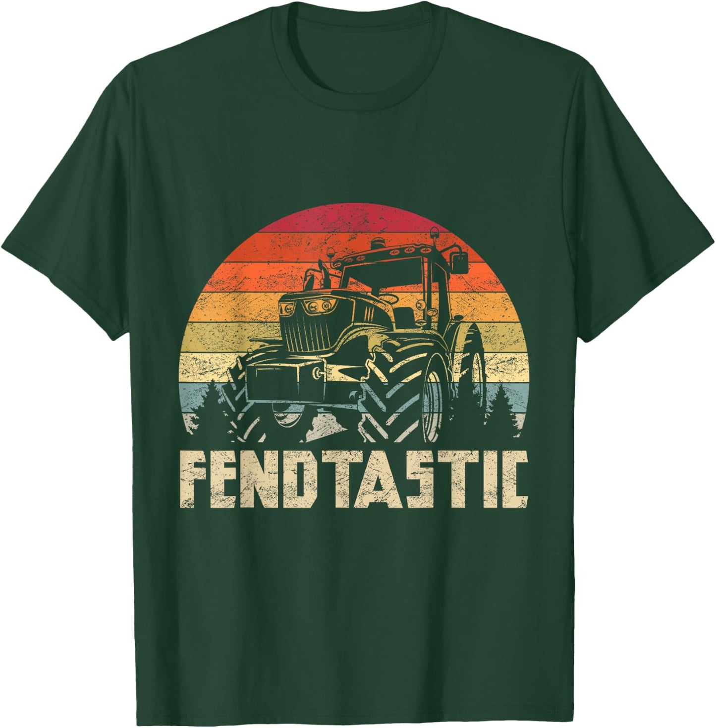 Fendtastic Geschenk für Herren Schwarz Klein EU 41.0 Rundhals-Ausschnitt Kurzarm Klassische Passform 100% Baumwolle Imported T-Shirt - T-Shirt | Forest