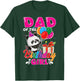 Dad Of The Panda Bear Birthday Animal Lover Boys Girls T-Shirt - T-Shirt | Forest