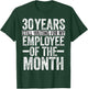 30 Years Of Work Employee - 30 Years Work Anniversary T-Shirt - T-Shirt | Forest