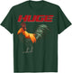 Huge Rooster Chicken Cock Bird Cockfighting Cockerel T-Shirt - T-Shirt | Forest