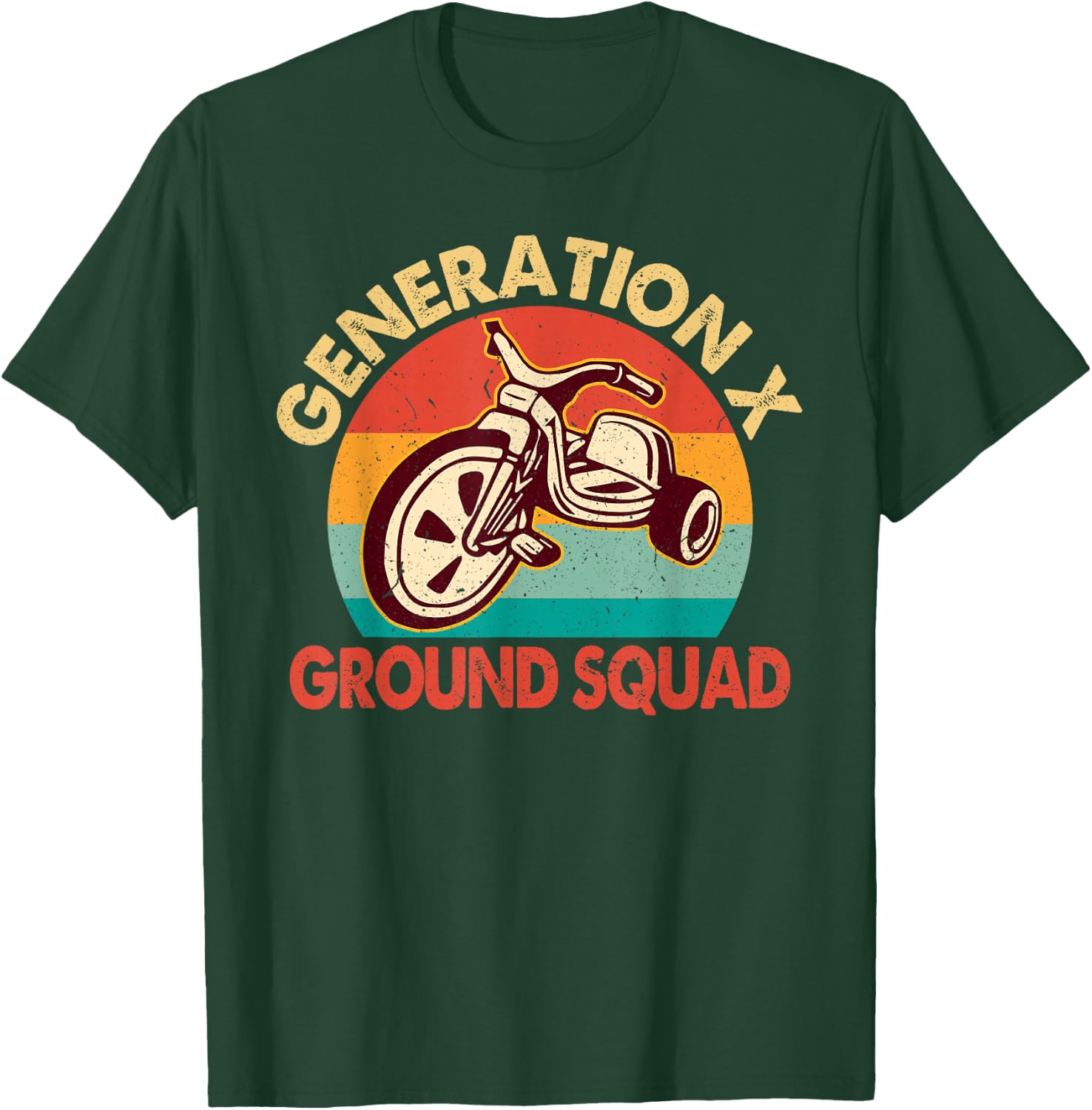 1965-1980 Generation Gen X Generation X Ground Squad T-Shirt - T-Shirt | Forest