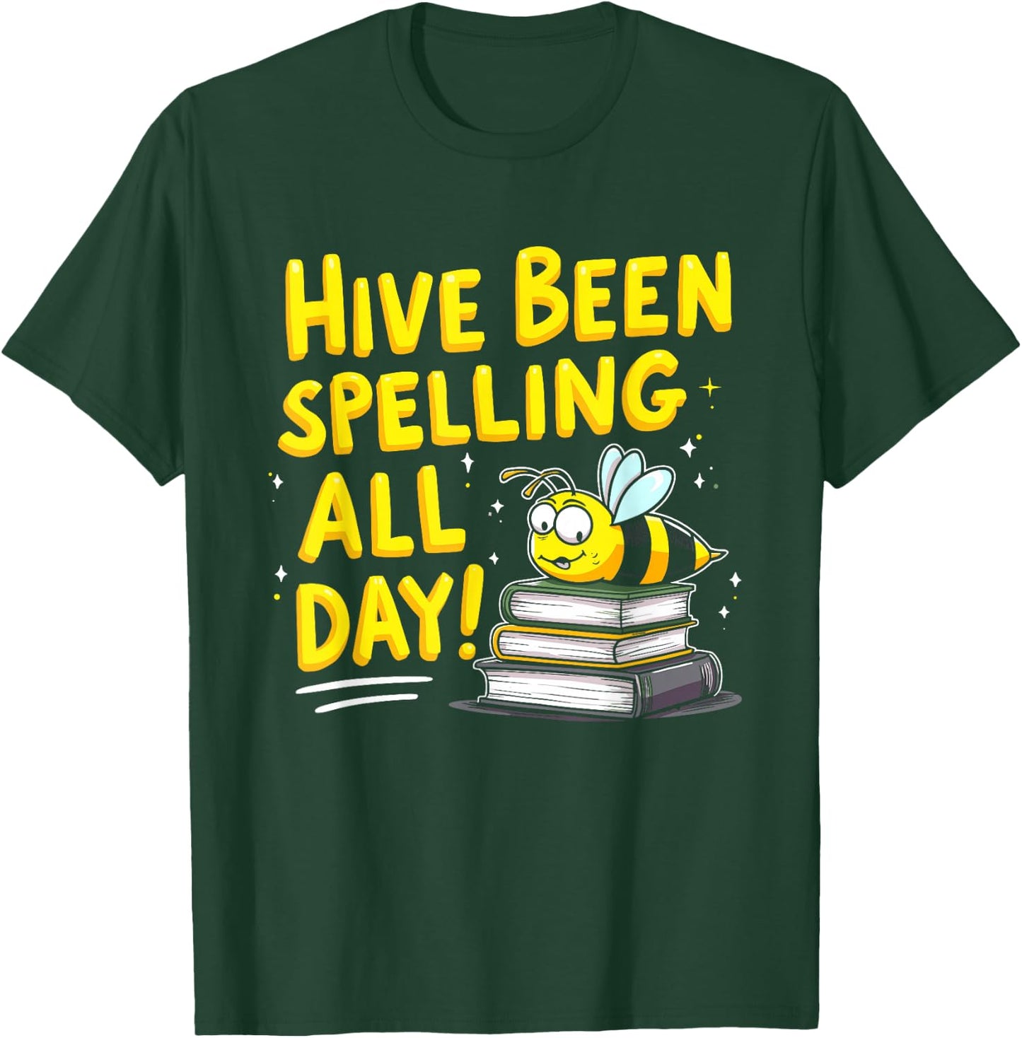 Spelling Bee Humor Spelling Champion Word Nerd Spelling T-Shirt - T-Shirt | Forest