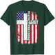 Faith Family Freedom Patriotic Christian US Flag God Country T-Shirt - T-Shirt | Forest