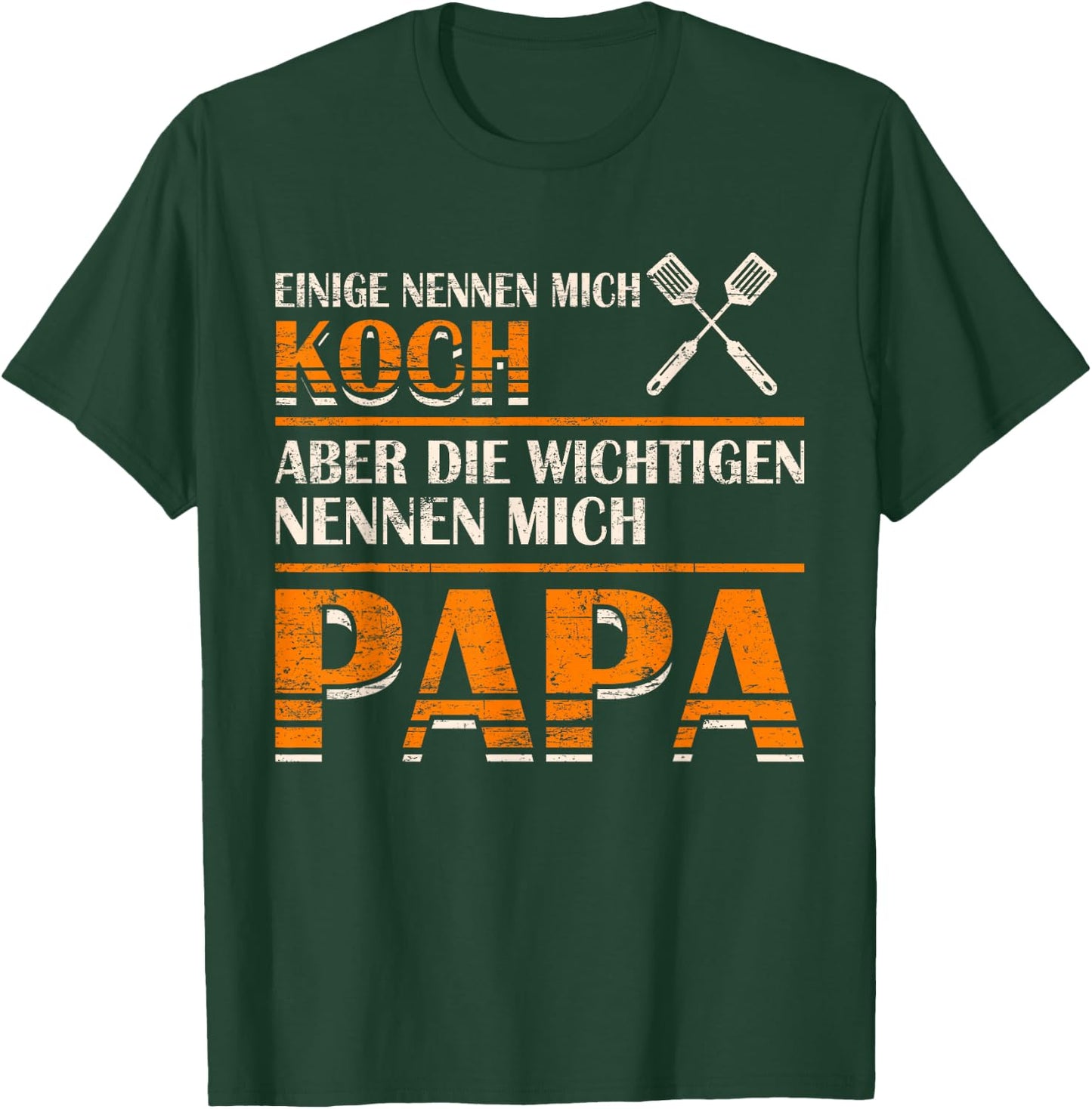 Bester Koch Kochender Papa Chefkoch Kochen T-Shirt - T-Shirt | Forest