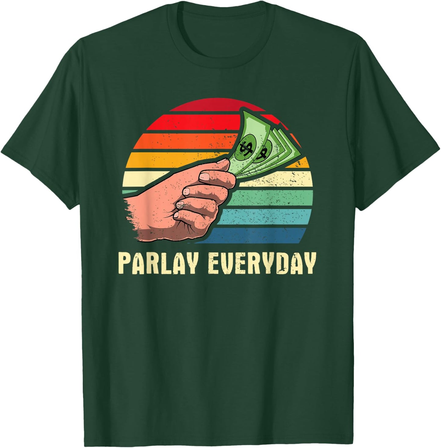 Parlay Betting Sports Betting Draft Picks Fantasy Football T-Shirt - T-Shirt | Forest