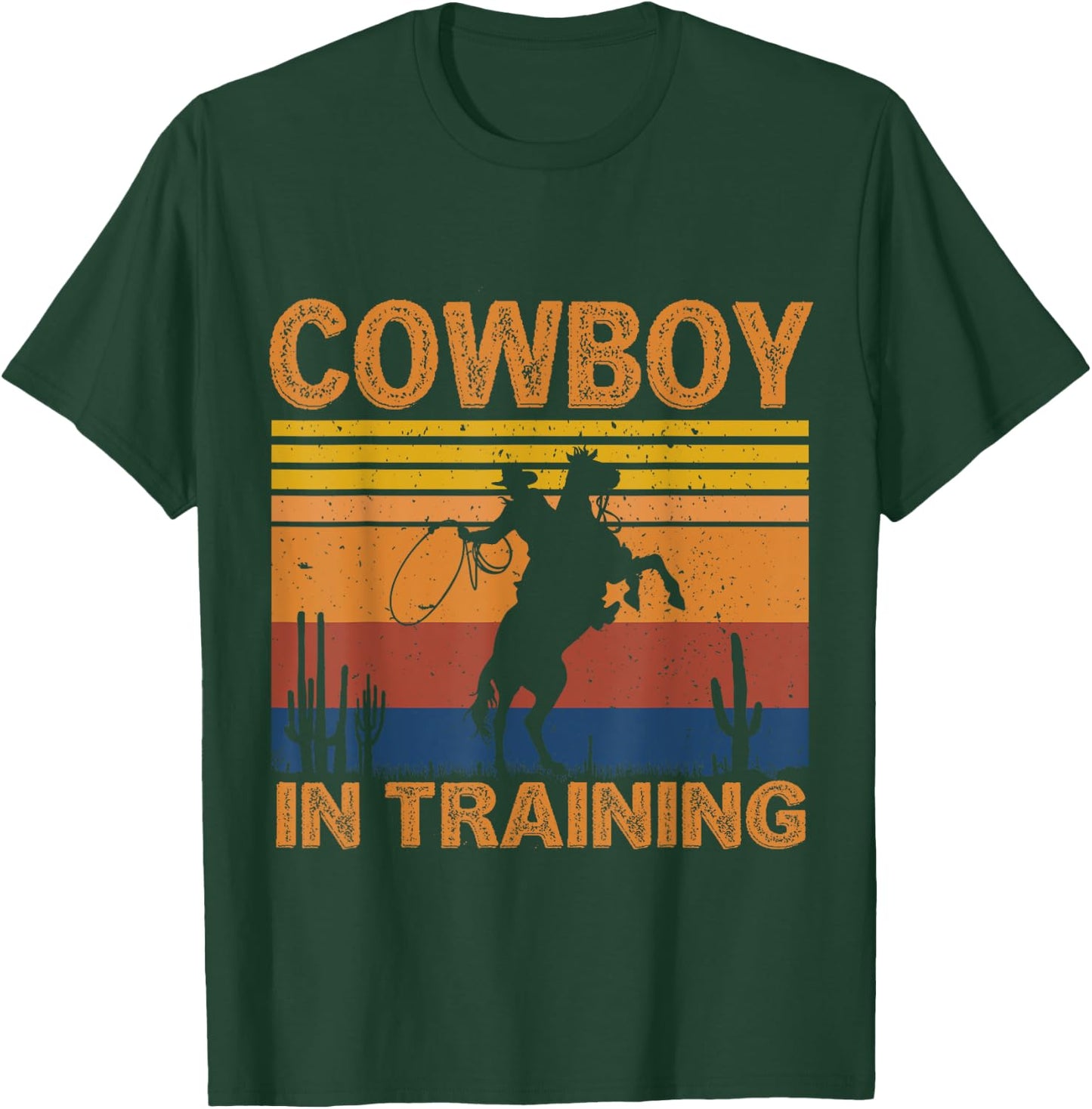 Cowboy in Training Future Rodeo Boy Horse Kids T-Shirt - T-Shirt | Forest