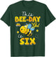 This Bee-Day Girl Is Six 6 Years Old 6th Birthday Toddler T-Shirt - T-Shirt | Forest