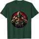 Knight With Boxing Gloves | Medieval Boxer Fighter Boxing T-Shirt - T-Shirt | Forest