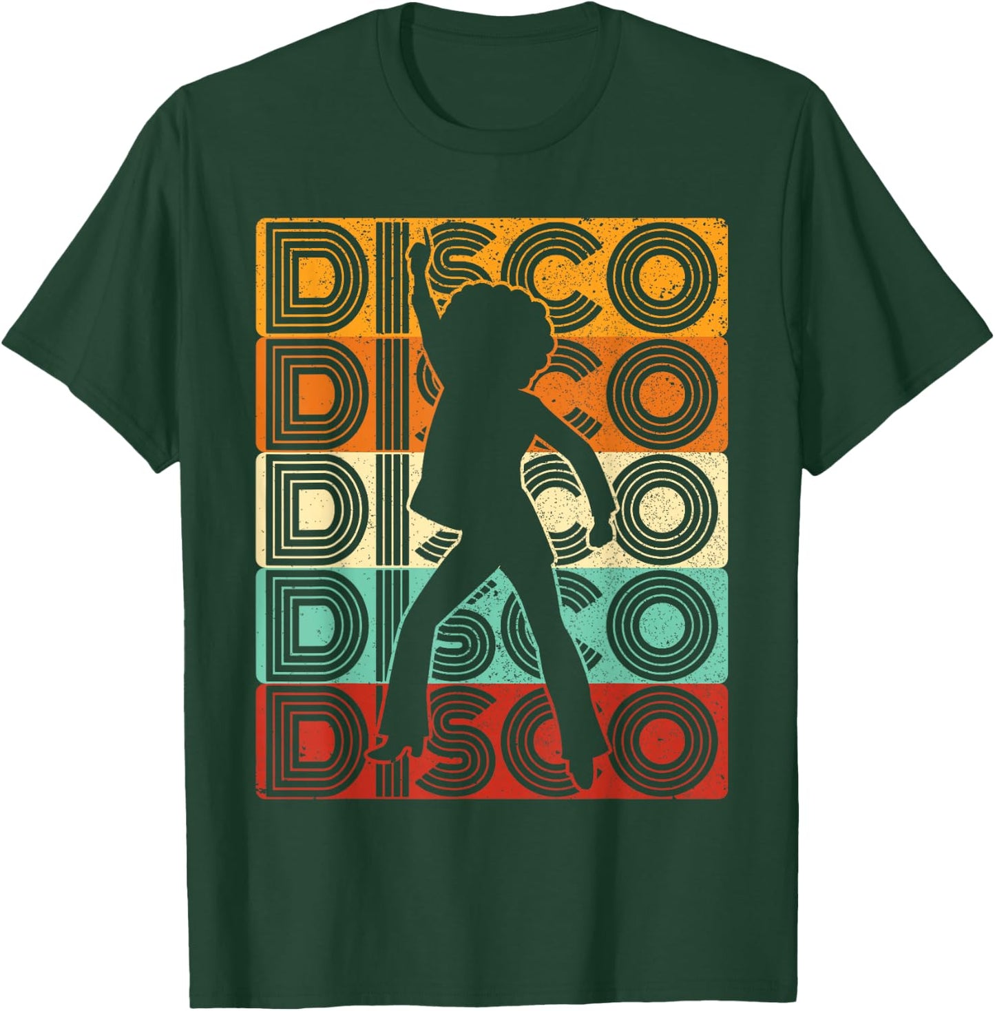 Disco Outfit Women's 70s Costume & 80s Dance Party Disco , black, s T-Shirt - T-Shirt | Forest