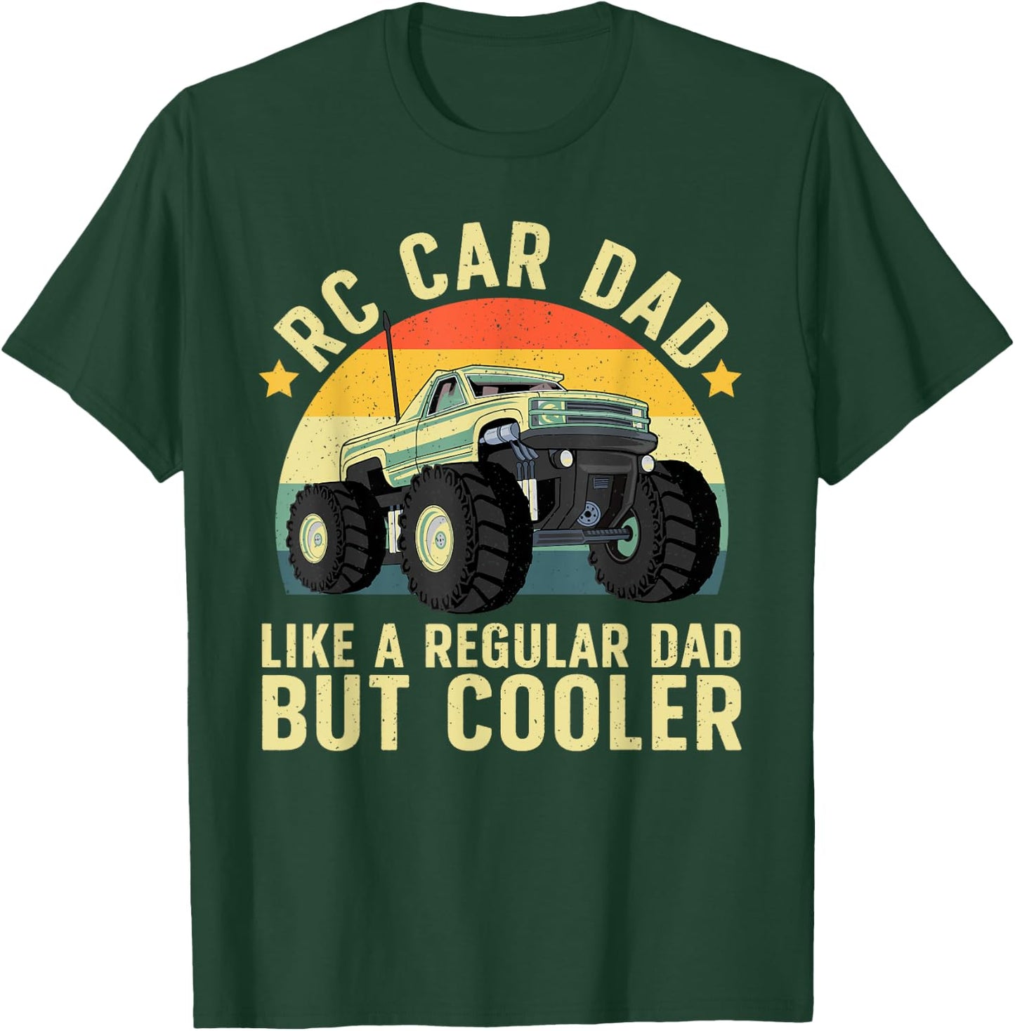 RC Car Racing Art For Dad Men Radio Remote Control Car Lover T-Shirt - T-Shirt | Forest