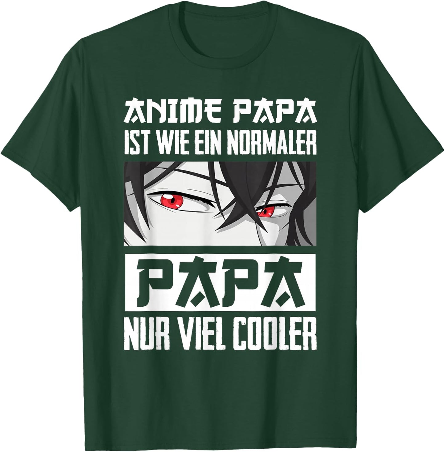 Anime Papa Lustiger Vatertag Anime und Manga Anime Vater T-Shirt - T-Shirt | Forest