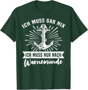 Warnemuende Souvenir Warnemünder Ostseeurlaub Warnemünde T-Shirt - T-Shirt | Forest