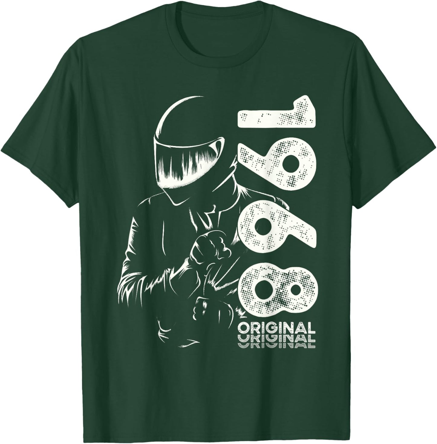 53rd Birthday Man Motorcycle Biker Biker 1968 T-Shirt - T-Shirt | Forest